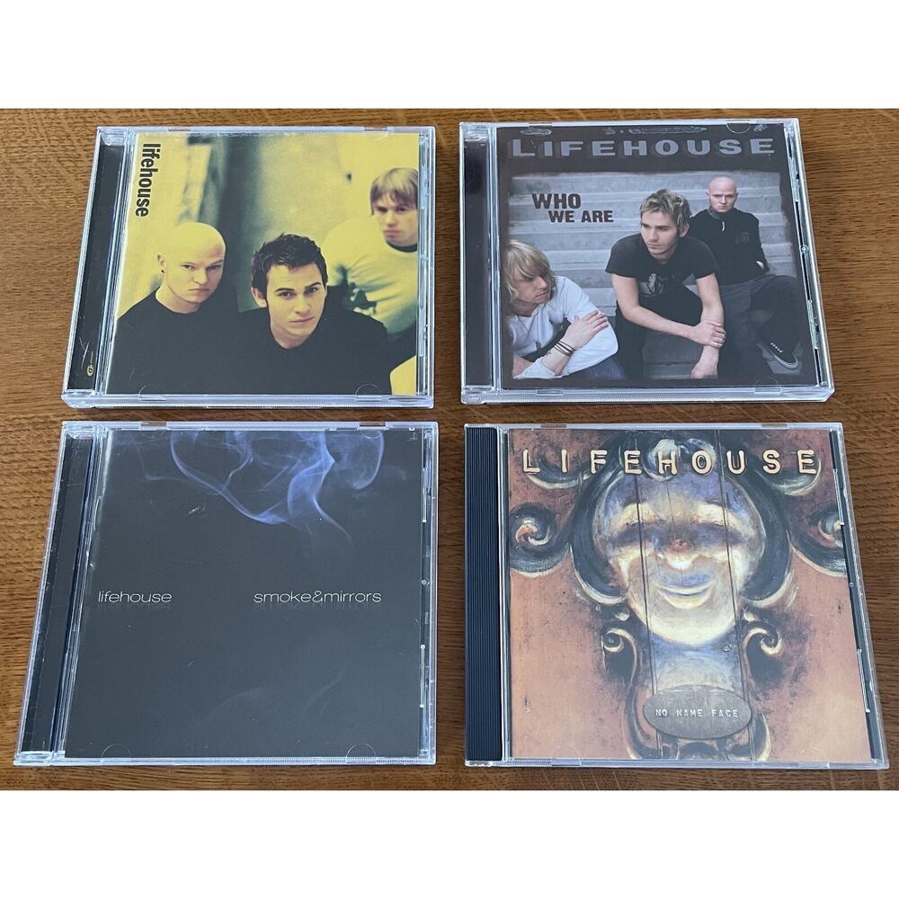 Lifehouse 4-CD Bundle - Smoke & Mirrors, Lifehouse, Who We Are, & No Name Face